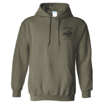 Lighthouse Lawns Hooded Pullover Sweatshirt - Heavy Blend™ Hooded Sweatshirt Thumbnail